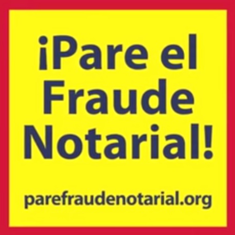 Pare el Fraude Notarial